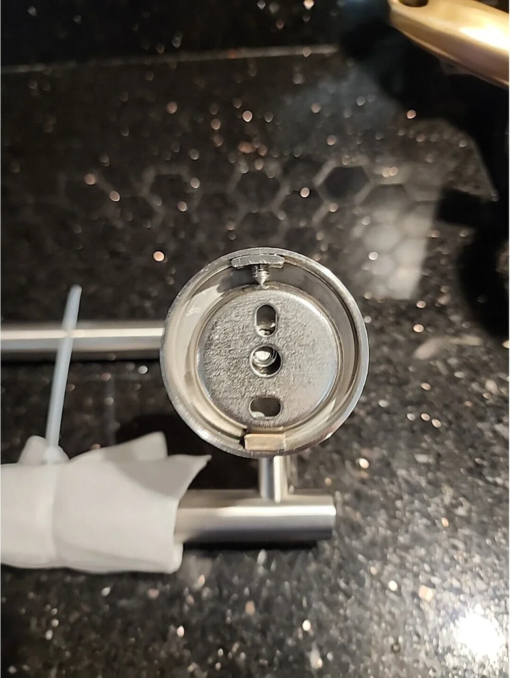 Silver Towel bar